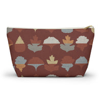 Frond Accessory Pouch w T-bottom in Red